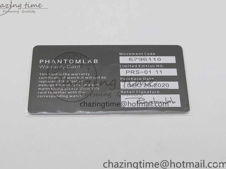 MiroTime 0116 Submariner Phantomlab Transparent KZF Best Edition Black Dial on White Rubber Strap VR StreetReady 2567